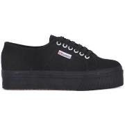 Tennarit Superga  COTU FULL BLACK UP AND DOWN  38