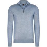 Neulepusero Mario Russo  half_zip_sweateright_blue  EU XXL