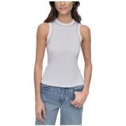 Hihattomat paidat / Hihattomat t-paidat Dkny  DJ5T1380 WHT  EU S