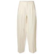 Housut Selected  W Barrel Lia Trousers - Birch  FR 34