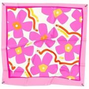 Huivit Verb To Do  PINK FLOWERS  Yksi Koko