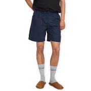 Shortsit & Bermuda-shortsit Rvlt Revolution  RVLT Linen Shorts - Navy ...