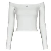 T-paidat pitkillä hihoilla Tommy Jeans  TJW SLIM ESSENTIAL BOAT NECK L...