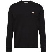 T-paidat pitkillä hihoilla Calvin Klein Jeans  LS WAFFLE BADGE CREW LV...