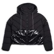 Nahkatakki Munich  Puffer snow black woman collection  EU S