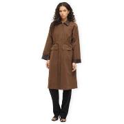 Paksu takki Vila  Hella Long Jacket - Coffee Bean  FR 36