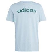 Lyhythihainen t-paita adidas  Essentials Single Jersey Linear Embroide...