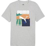 Lyhythihainen t-paita Puma  Graphics Summer Sports  EU S
