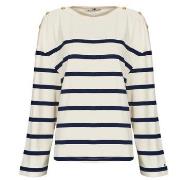 T-paidat pitkillä hihoilla Tommy Hilfiger  LWK GOLD BUTTON BOAT-NK LS ...