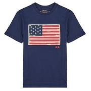 Lyhythihainen t-paita Polo Ralph Lauren  SS FLAG TEE  8 Jahre