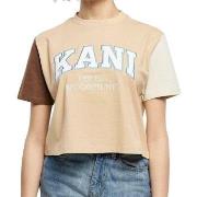 Lyhythihainen t-paita Karl Kani  Serif Crop Block  EU S