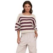 Neulepusero Only  Aya Life Knit - Birch/Mauve Wine  EU L