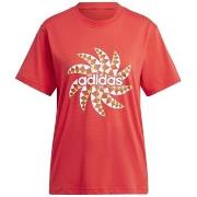 Lyhythihainen t-paita adidas  Farm Gfx  EU XXS