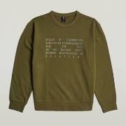 Neulepusero G-Star Raw  TEXT GRAPHIC R SW  EU XXL