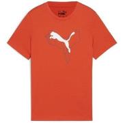 Lyhythihainen t-paita Puma  Ess+ Logo Lab Graphic Tee  EU S