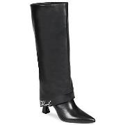 Saappaat Karl Lagerfeld  DEBUTANTE Fold Down Hi Leg Boot  36