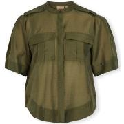 Paita Vila  Alinine Shirt 2/4 - Ivy Green  FR 36