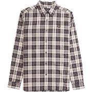 Pitkähihainen paitapusero Fred Perry  Fp Tartan Twill Shirt  EU XXL