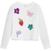 T-paidat pitkillä hihoilla Desigual  25WGTK21 1000  4 vuotta