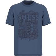 Lyhythihainen t-paita Guess  Ss Cn  Flock Box Tee  EU M