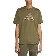 Lyhythihainen t-paita adidas  M CAMO LOGO T  EU S