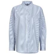 Paitapusero / Kauluspaita Tommy Hilfiger  POPLIN RUFFLE SHIRT  FR 36