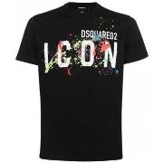 Lyhythihainen t-paita Dsquared  S79GC0052S23009900  EU XXL