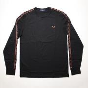 Svetari Fred Perry  TAPED LONG SLEEVE TEE  EU M