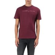 Lyhythihainen t-paita Tommy Jeans  TJM REG LINEAR LOGO TEE  EU S