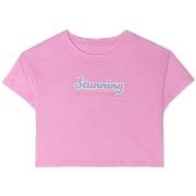 Lyhythihainen t-paita 4F  TSHIRT4FJWSS24TTSHF1151F1151ROWY  Yksi Koko