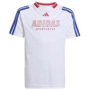 Lyhythihainen t-paita adidas  JW7418000WHITESELUB  EU S
