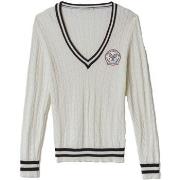 Neulepusero Hinnominate  Maglia Scollo A V Con Trecce E Patch Tennis  ...