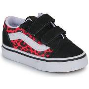 Lastenkengät Vans  Old Skool V GLITTER LEOPARD Diva Pink  19