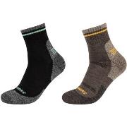Urheilusukat Skechers  2PPK Men Trail Wool Quarter Socks  43 / 46