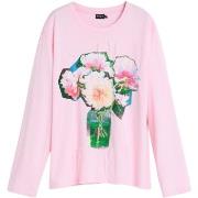 T-paidat pitkillä hihoilla Desigual  REPRIS_TS_ABROATH 26SWTKX4  EU S