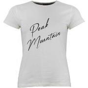 Lyhythihainen t-paita Peak Mountain  T-shirt manches courtes femme ATR...