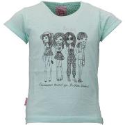 Lyhythihainen t-paita Miss Girly  T-shirt fille FRILY  3 vuotta