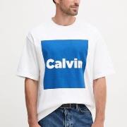 Lyhythihainen t-paita Calvin Klein Jeans  CALVIN BOX GRA  EU S