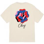 Lyhythihainen t-paita Obey  paper rose  EU S