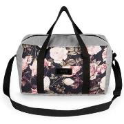 Matkakassi Solier  Torba Bagaz Podreczny Stb01 Szara W Róze  Yksi Koko