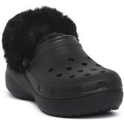 Puukengät Crocs  BLK CLASSIC PLATFORM FUZZ LINED CG  39