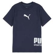Lyhythihainen t-paita Puma  PUMA SPORT Graphic Tee  9 / 10 Jahre