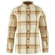 Paitapusero / Kauluspaita Fjallraven  Chemise  Singi en flanelle beige...