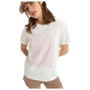 Lyhythihainen t-paita Roxy  T-shirt  Oceanregular Poster blanc  EU S
