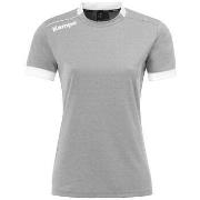 Lyhythihainen t-paita Kempa  T-shirt  Player gris pour femme  EU M