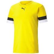 Lyhythihainen t-paita Puma  Maillot  Teamrisey Jaune  EU S
