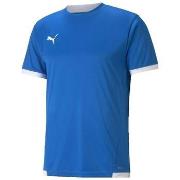 Lyhythihainen t-paita Puma  T-shirt  TeamLIGA Bleu  EU XL