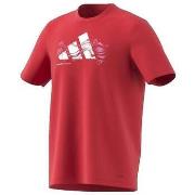 Lyhythihainen t-paita adidas  T-shirt  Logo Heat Graphic manches court...