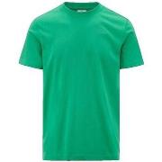 T-paidat & Poolot Kappa  T-shirt  CAFERS SLIM TEE vert  EU M