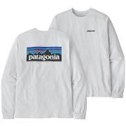 T-paidat pitkillä hihoilla Patagonia  T-shirt  P-6 Responsibili-tee bl...